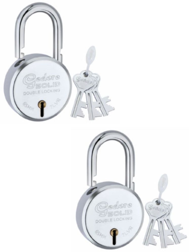     			GEDORE Solid Padlock 65 MM (Set of 2 pcs)