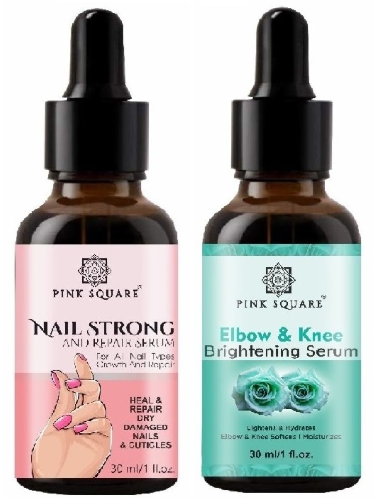     			Nail Strong Serum & Elbow and Knee Whitening Serum for Men & Women (Each,30ml) Combo of 2