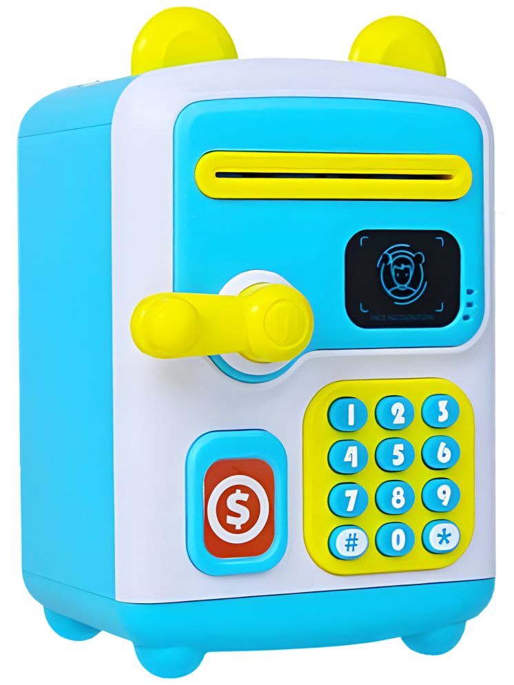     			TOY DEKHO  Face Recognition Money Box / Face Recognition Piggy  Bank For Kids /   Face Recognition  Money Savings Bank For 3+ Years Girls & Boys / Money Deposit And Withdrawal Piggy Bank for Saving Money / Face Recognition And Passcode Money Savings Bank.