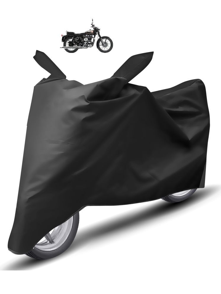     			Auto Hub Bike Body Cover for Royal Enfield Bullet 350 ( Pack of 1 ) , Black