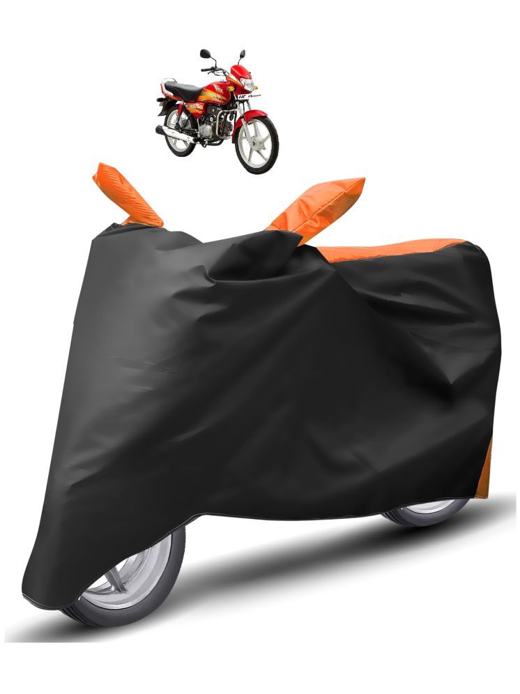     			Auto Hub Bike Body Cover for Hero HF Deluxe ( Pack of 1 ) , Orange