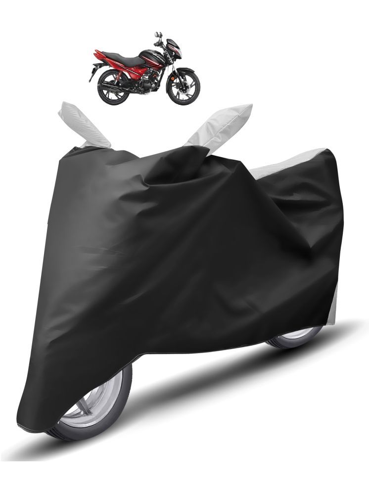     			Auto Hub Bike Body Cover for Hero Glamour ( Pack of 1 ) , Silver