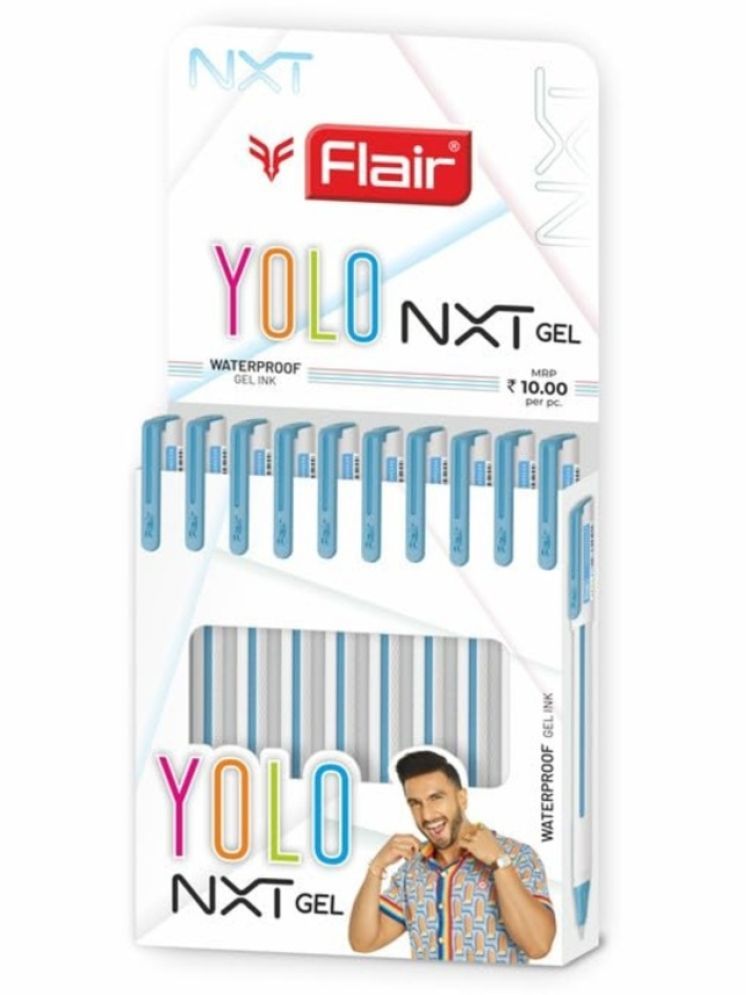     			Flair Blue Ball Pen ( Pack of 10 )