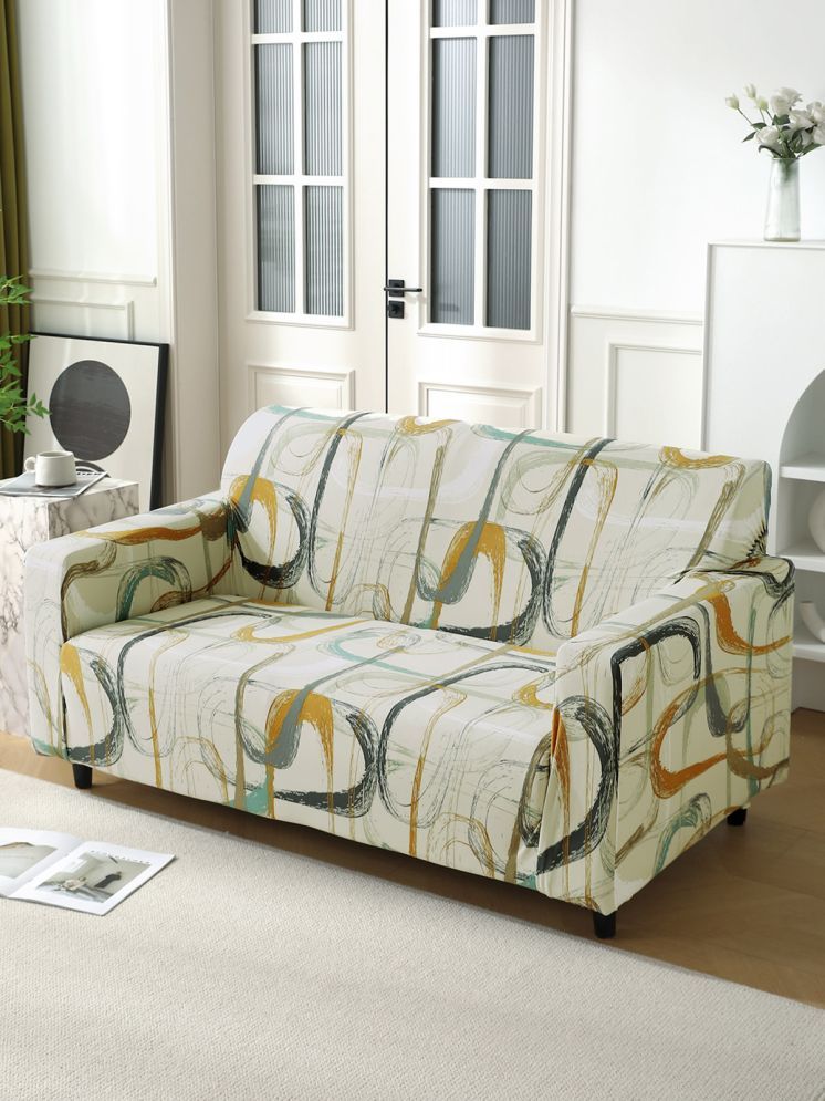     			HOKIPO 2 Seater Polyester Sofa Cover ( Pack of 1 )