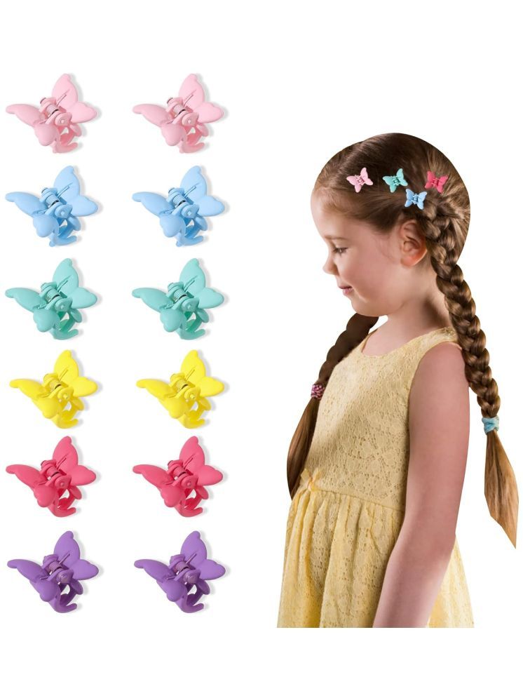     			Mini Hair Clips - Tiny Claw Clips for Hair, 12 Pcs Cute Hair Accessories for Girls and Women