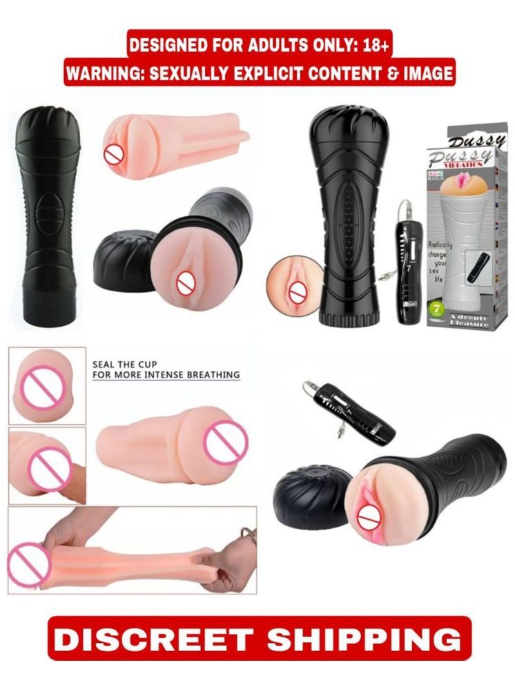     			PU REMOTE SEX TOY MEN SEX TOY VIBRATE Masturbator MASTURBATOR SOFT&REAL PUSSY FOR MEN + FREE AQUA MOI LUBRICANT SEX TANTRA