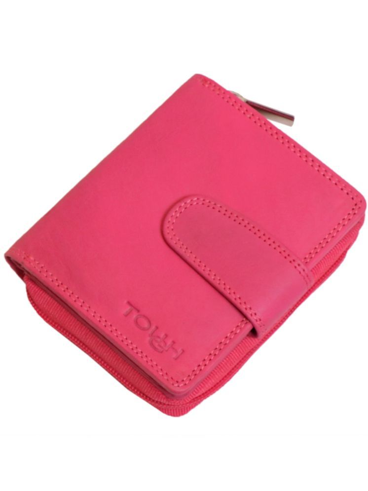     			Tough Pink Pure Leather Purse