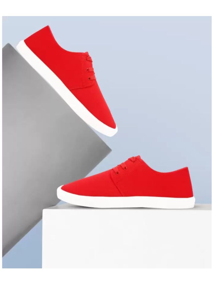     			hotstyle BG Red Men's Sneakers