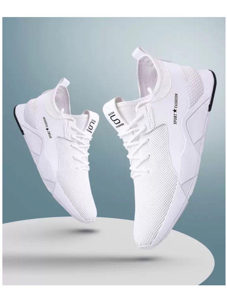     			hotstyle FASHION White Men's Sneakers