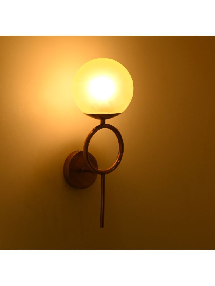     			1st Time Yellow Up Light Wall Lamp ( Pack of 1 )