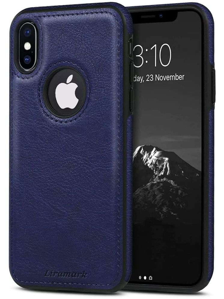     			Maggzoo Plain Cases Compatible For Leather Apple Iphone xs max ( Pack of 1 )