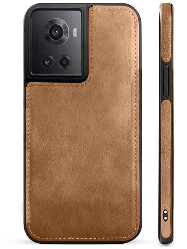     			Maggzoo Plain Cases Compatible For Leather Oneplus 10R 5g ( Pack of 1 )