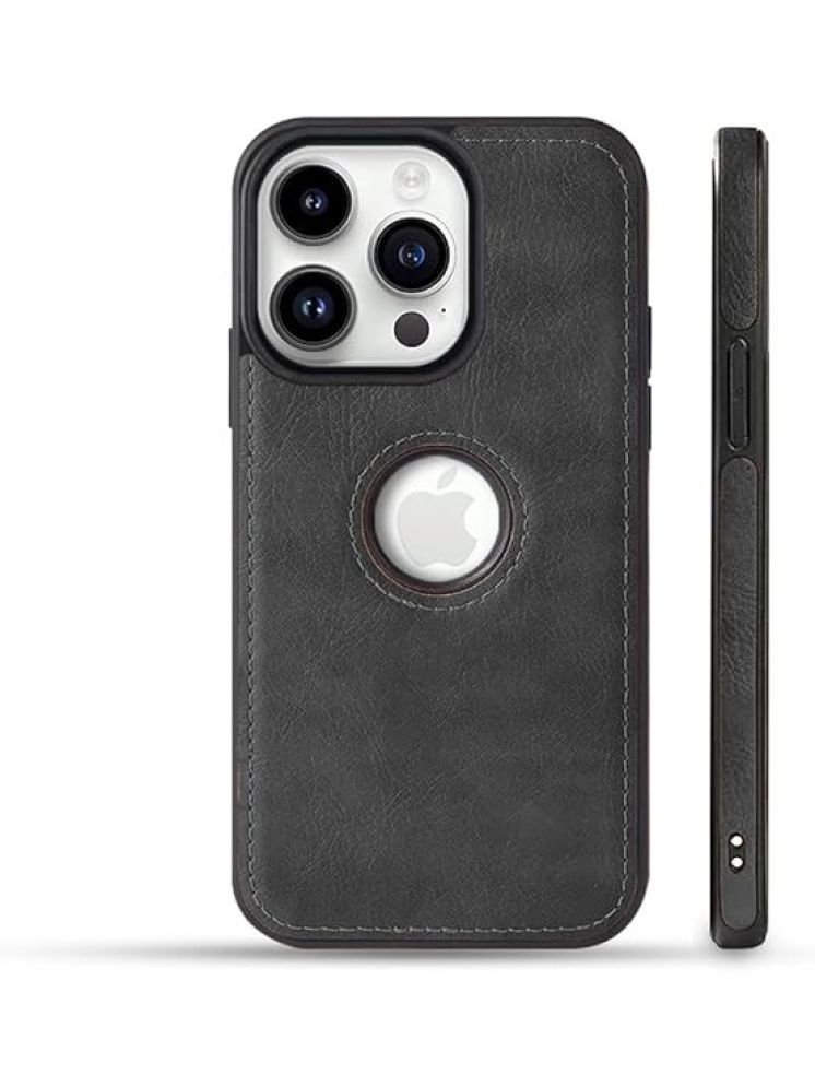     			Maggzoo Plain Cases Compatible For Leather Iphone 14 Pro ( Pack of 1 )