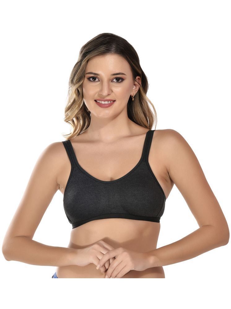     			Viral Girl Cotton Non Padded Women's Everyday Bra ( Dark Grey ) VM-JUSTCHILL-GREY