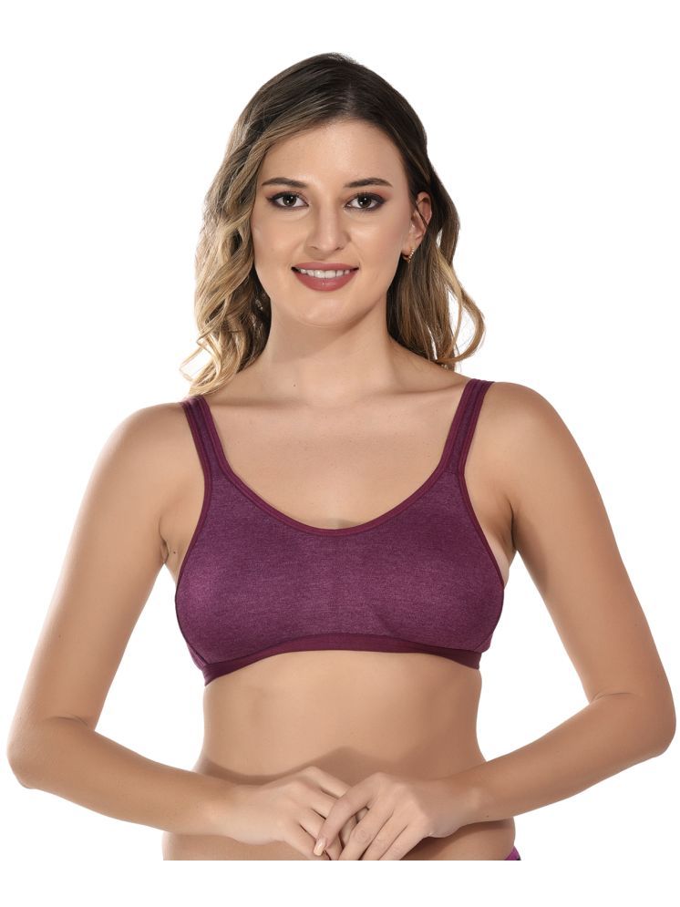     			Viral Girl Cotton Non Padded Women's Everyday Bra ( Purple ) VM-JUSTCHILL-PURPLE