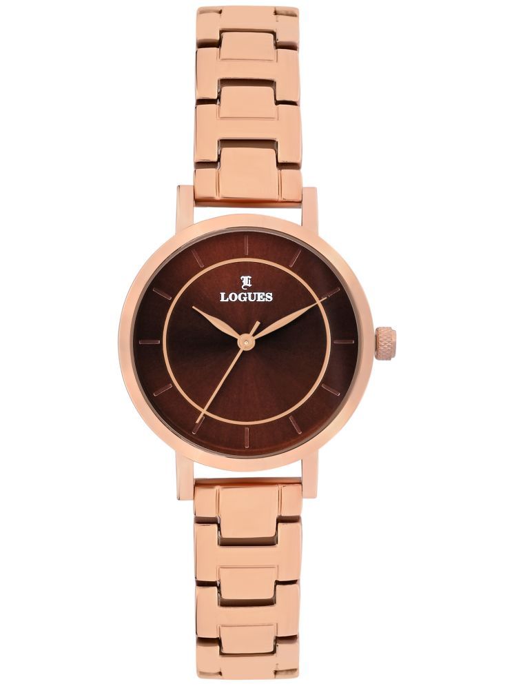     			LOGUES WATCHES Analog Brown Dial Women'S Watch | L E 796 Wm-05 | 3 ATM Water Resistant