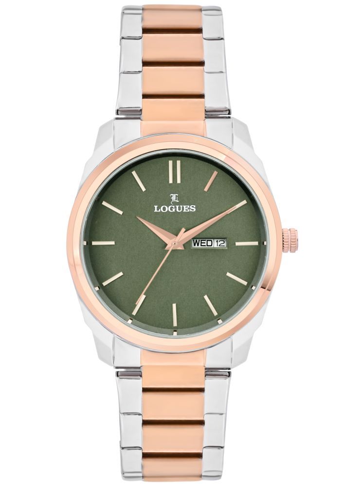     			LOGUES WATCHES Analog Green Dial Men'S Watch | G E 455 Bwmd-10 | 3 ATM Water Resistant