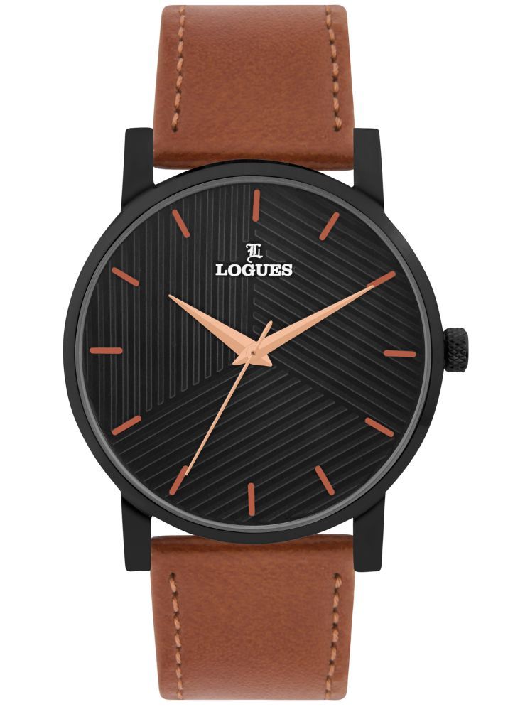     			LOGUES WATCHES Analog Black Dial Men'S Watch | G E 856 Nl-14 | 3 ATM Water Resistant