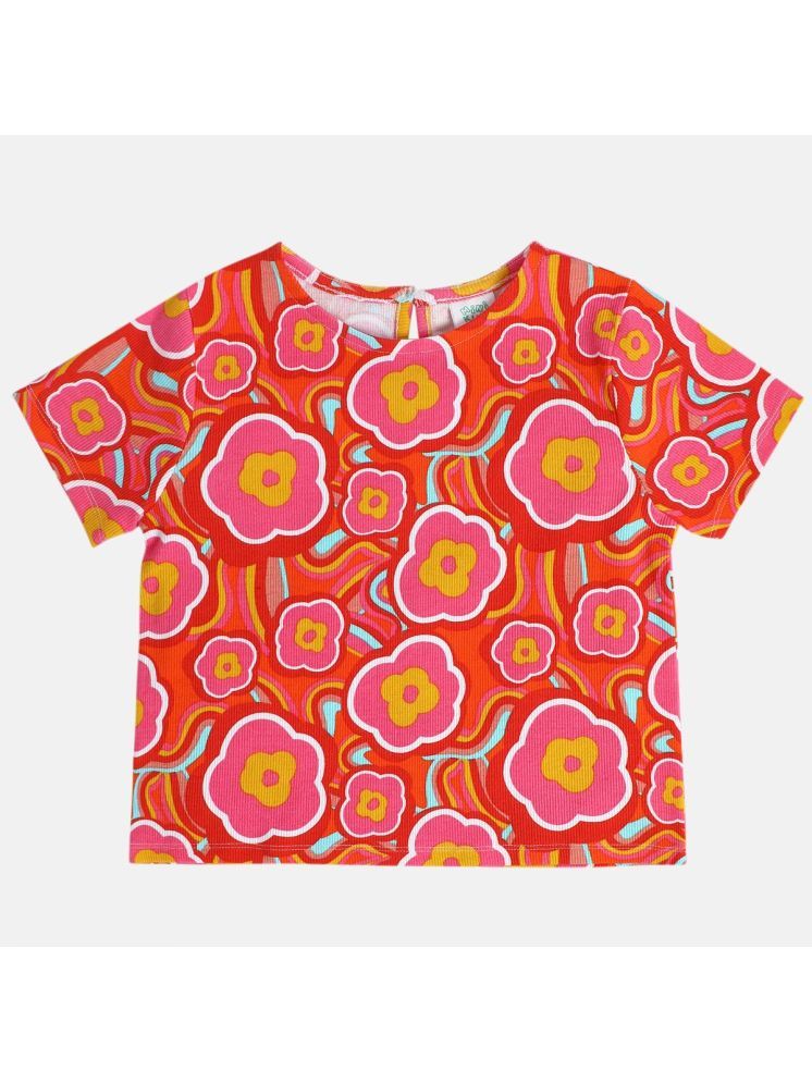     			MINI KLUB Pack of 1 Girls Cotton Top ( Multicolor )