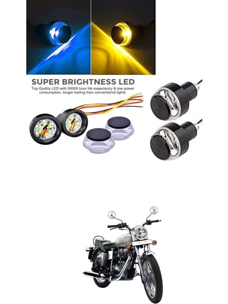     			Rustproof, Waterproof Indicator Light/Handle Light (Multicolor) For Royal Enfield Bullet Electra Twinspark