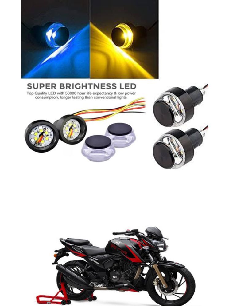     			Rustproof, Waterproof Indicator Light/Handle Light (Multicolor) For TVS Apache RTR 200