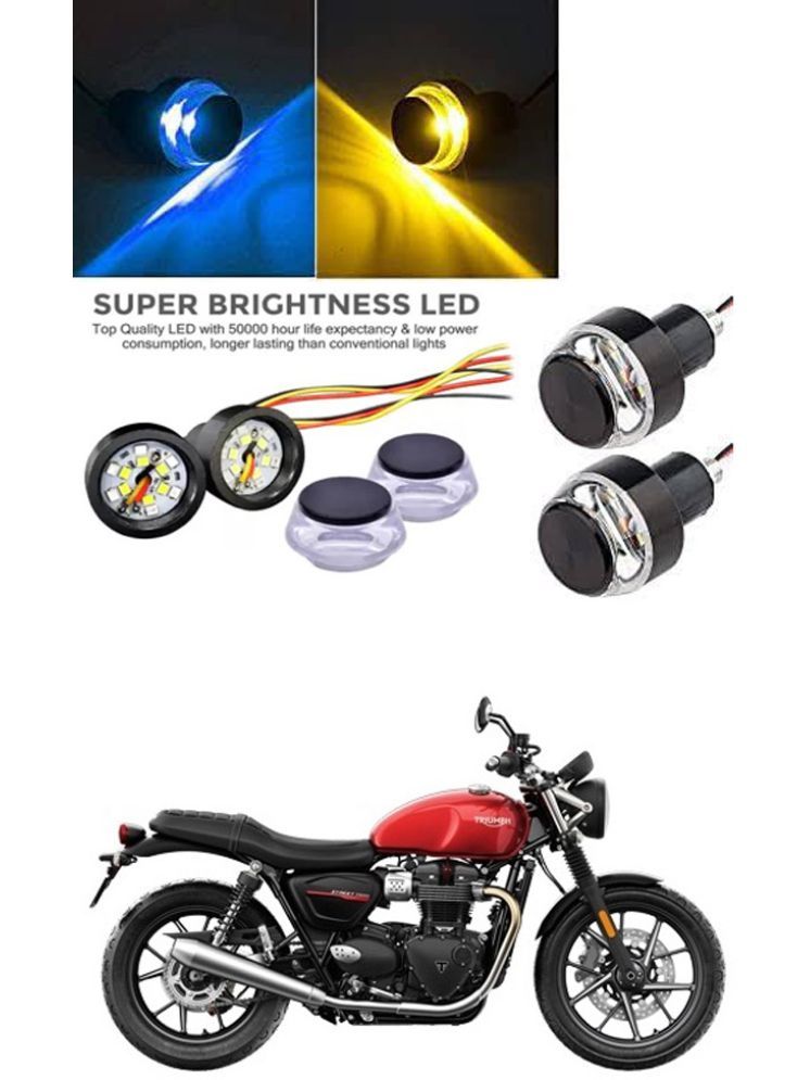     			Rustproof, Waterproof Indicator Light/Handle Light (Multicolor) For Triumph Street Twin