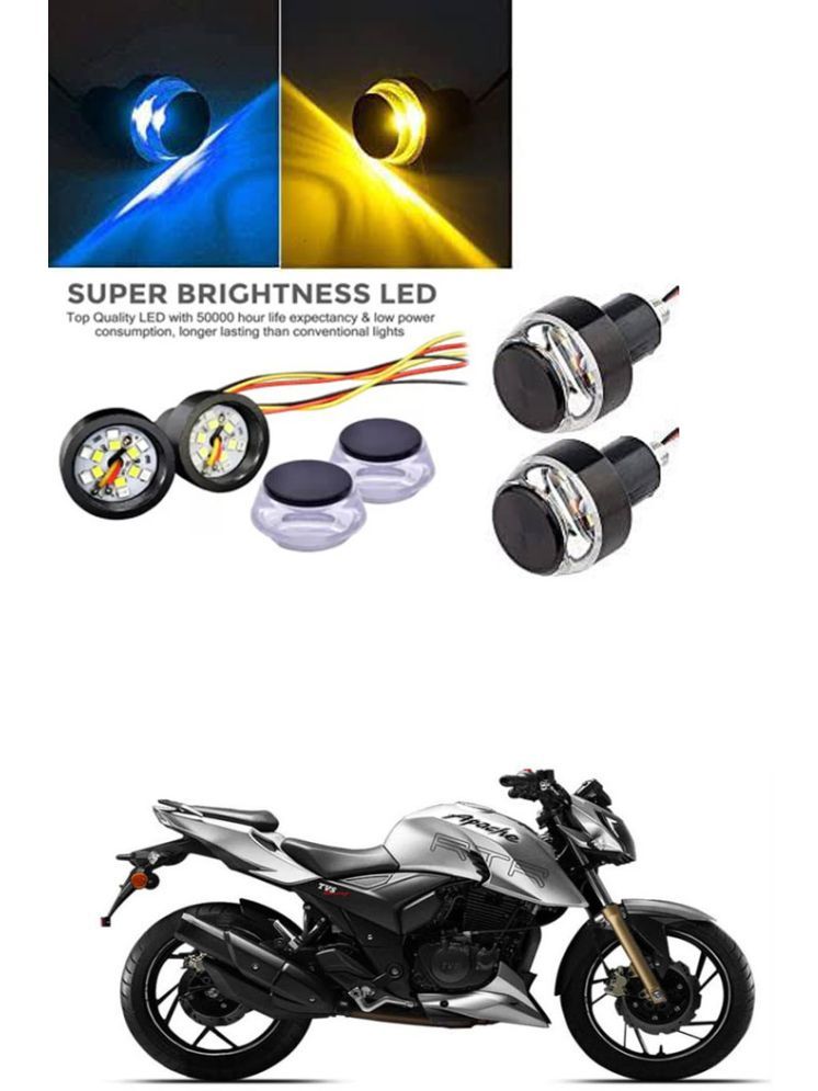     			Rustproof, Waterproof Indicator Light/Handle Light (Multicolor) For TVS Apache RTR 200 4V