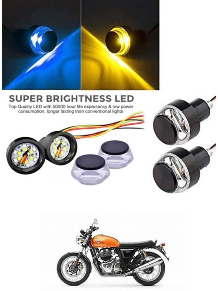     			Rustproof, Waterproof Indicator Light/Handle Light (Multicolor) For Royal Enfield Twin