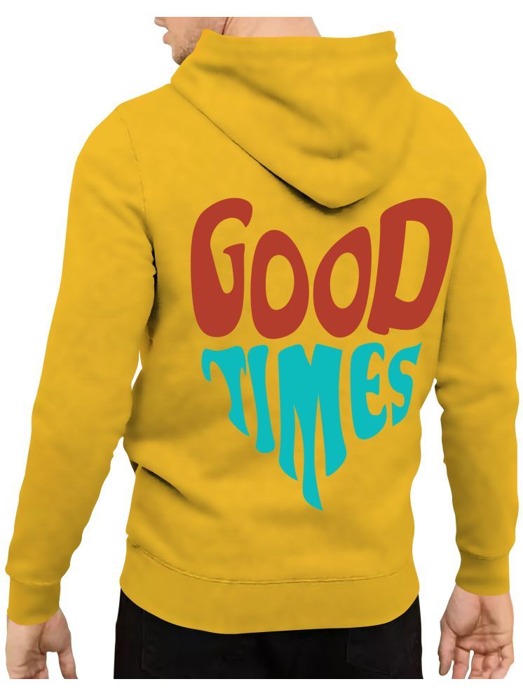     			fashion and youth Cotton Blend Hooded Men's Sweatshirt - Yellow ( Pack of 1 )