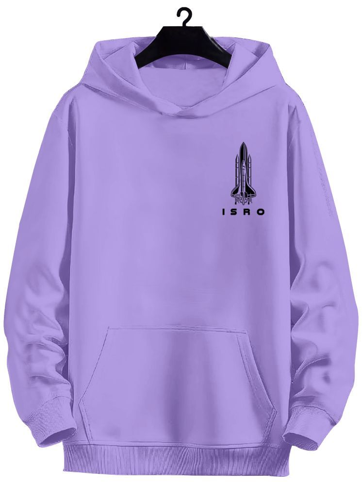     			fashion and youth Cotton Blend Hooded Men's Sweatshirt - Purple ( Pack of 1 )