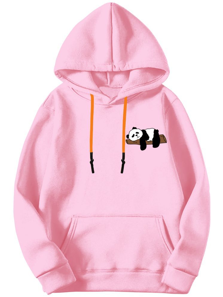     			fashion and youth Cotton Blend Hooded Men's Sweatshirt - Pink ( Pack of 1 )