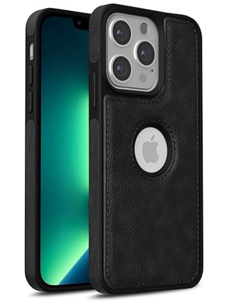     			Gemesha Plain Cases Compatible For Leather Iphone 13 pro ( Pack of 1 )