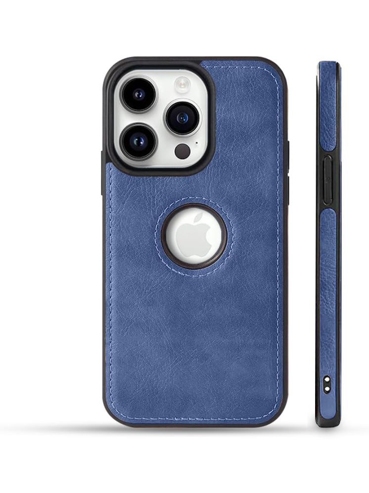     			Gemesha Plain Cases Compatible For Leather Iphone 13 pro ( Pack of 1 )