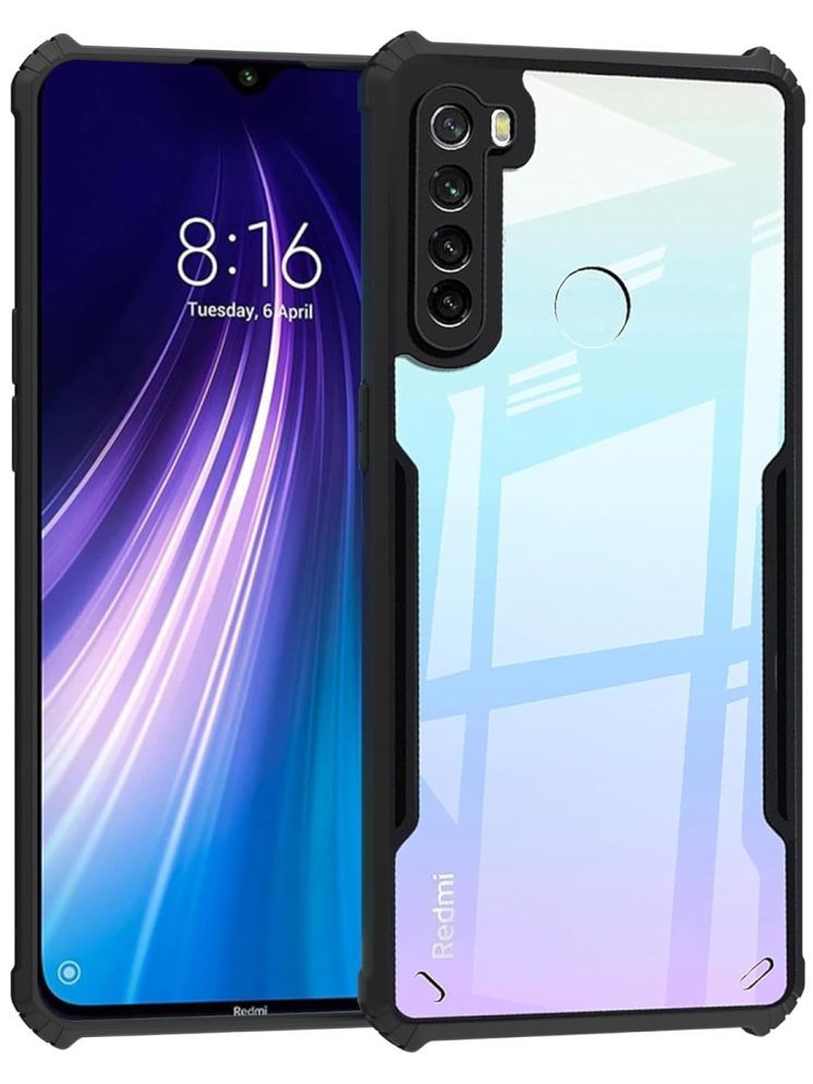     			Gemesha Shock Proof Case Compatible For Polycarbonate Xiaomi Redmi Note 8 ( Pack of 1 )