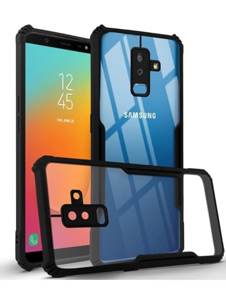     			Gemesha Shock Proof Case Compatible For Polycarbonate Samsung Galaxy J8 2018 ( Pack of 1 )