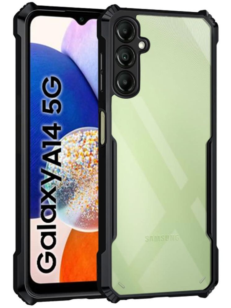     			Gemesha Shock Proof Case Compatible For Polycarbonate Samsung Galaxy A14 5G ( Pack of 1 )