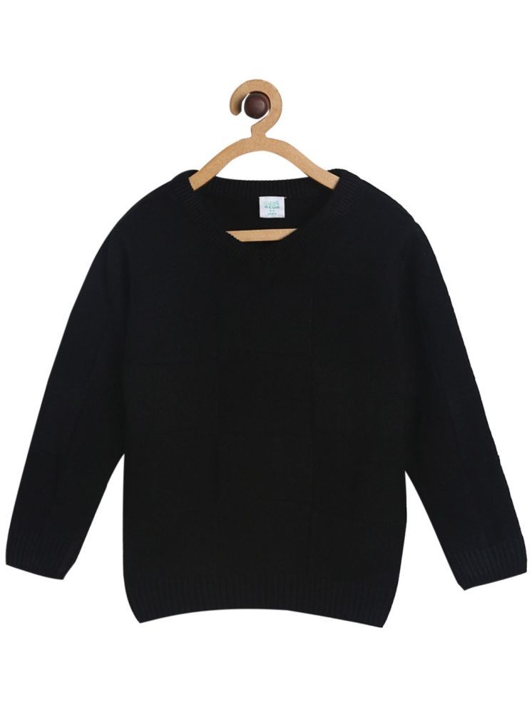     			MINI KLUB Pack of 1 Boys Acrylic Pullover Sweater ( Black )