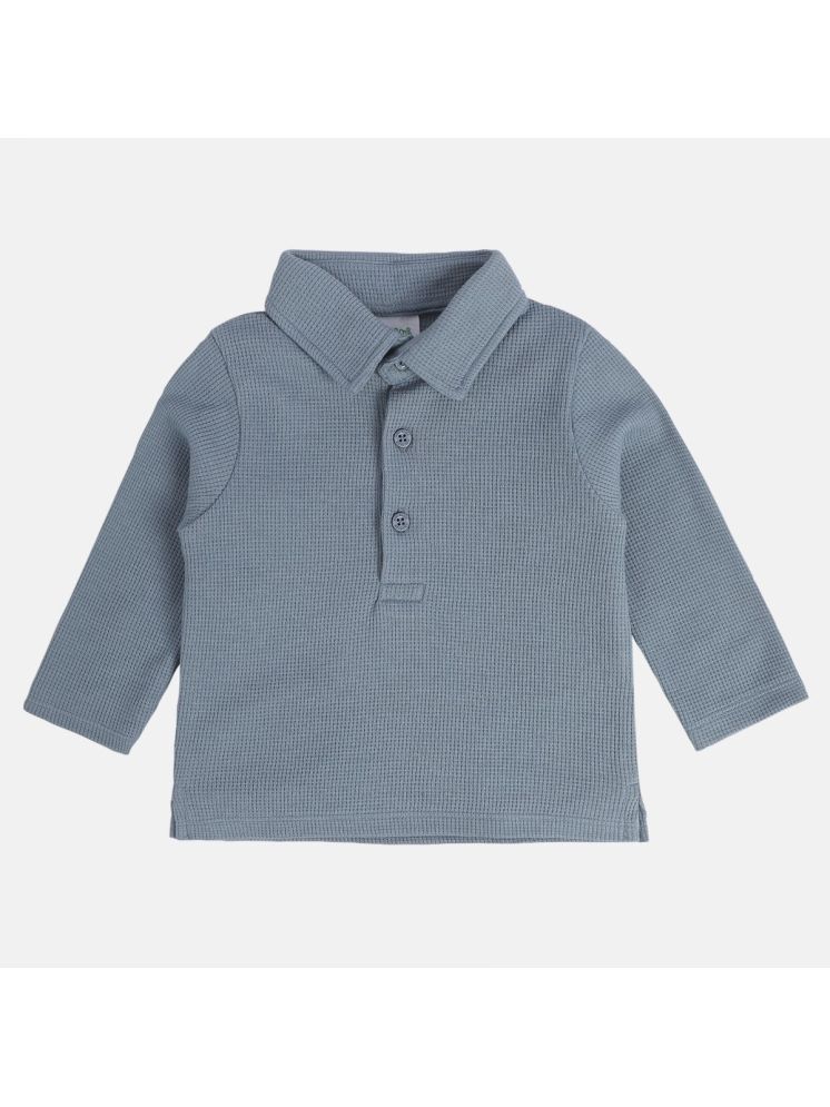     			MINI KLUB Pack of 1 Baby Boys Cotton Blend Polo T-Shirt ( Gray )