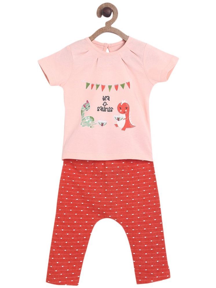     			MINI KLUB Pack of 1 Baby Girls Cotton Top & Trouser ( Multi )