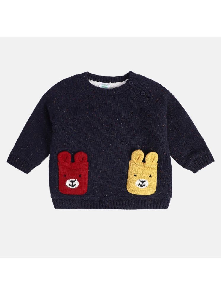     			MINI KLUB Pack of 1 Boys Acrylic Pullover Sweater ( Navy )