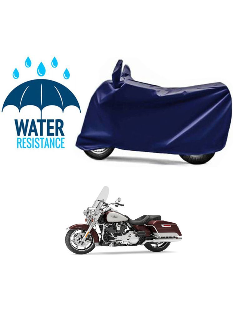     			RONISH Bike Body Cover for Harley Davidson All Bike Models ( Pack of 1 ) , Blue