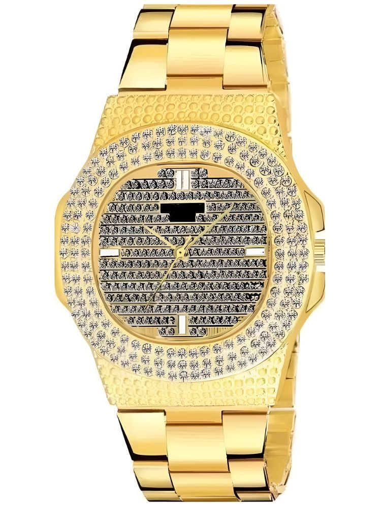     			Viser Gold Metal Analog Womens Watch