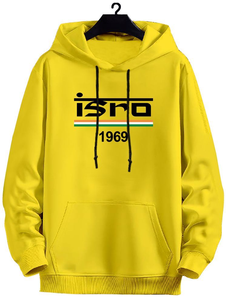     			fashion and youth Cotton Blend Hooded Men's Sweatshirt - Yellow ( Pack of 1 )