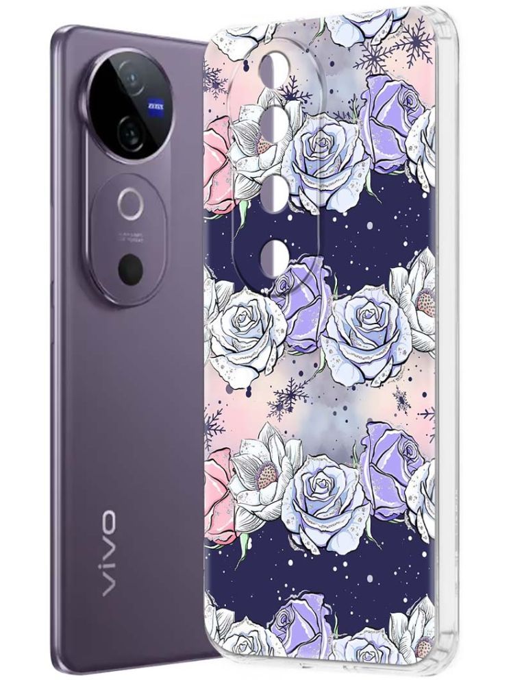     			NBOX Multicolor Printed Back Cover Silicon Compatible For Vivo V40 5G ( Pack of 1 )