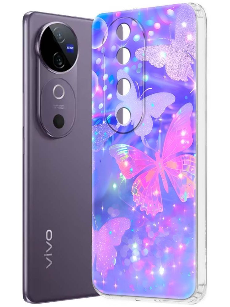     			NBOX Multicolor Printed Back Cover Silicon Compatible For Vivo V40 5G ( Pack of 1 )