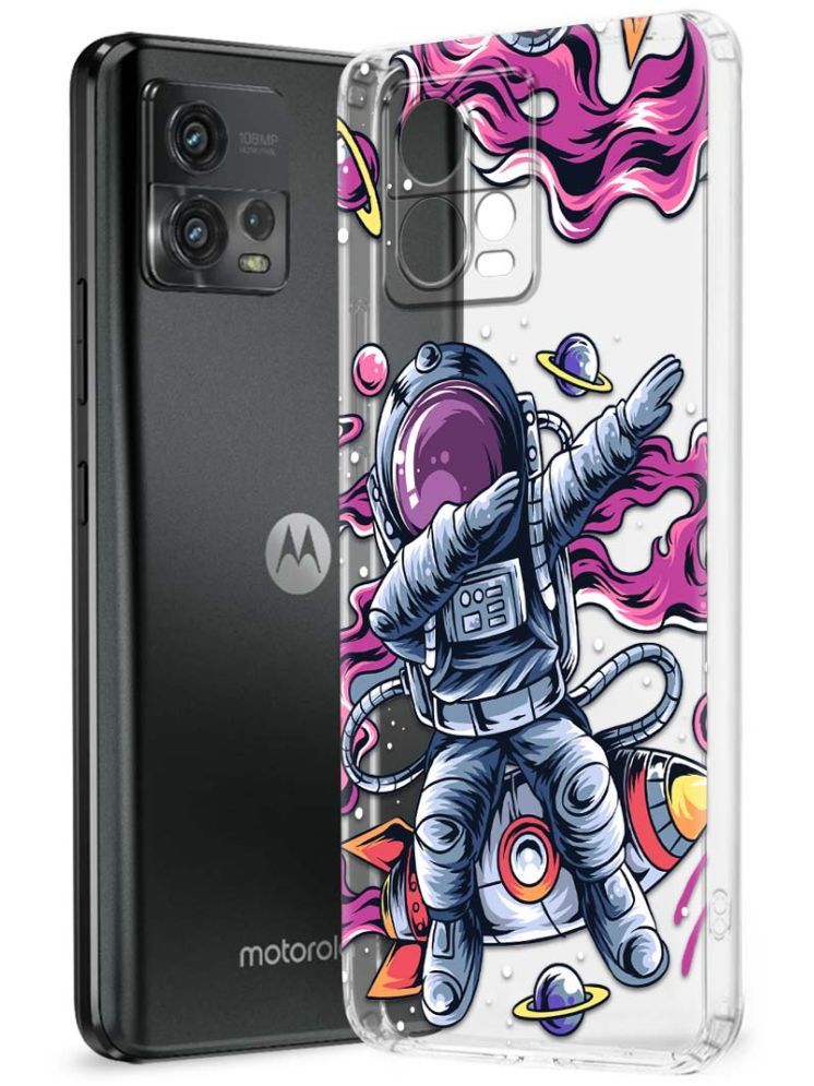     			NBOX Multicolor Printed Back Cover Silicon Compatible For Motorola G72 ( Pack of 1 )