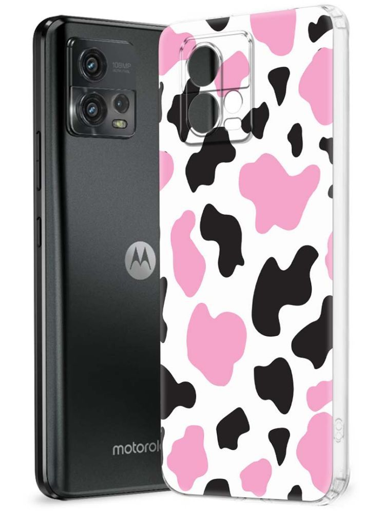     			NBOX Multicolor Printed Back Cover Silicon Compatible For Motorola G72 ( Pack of 1 )