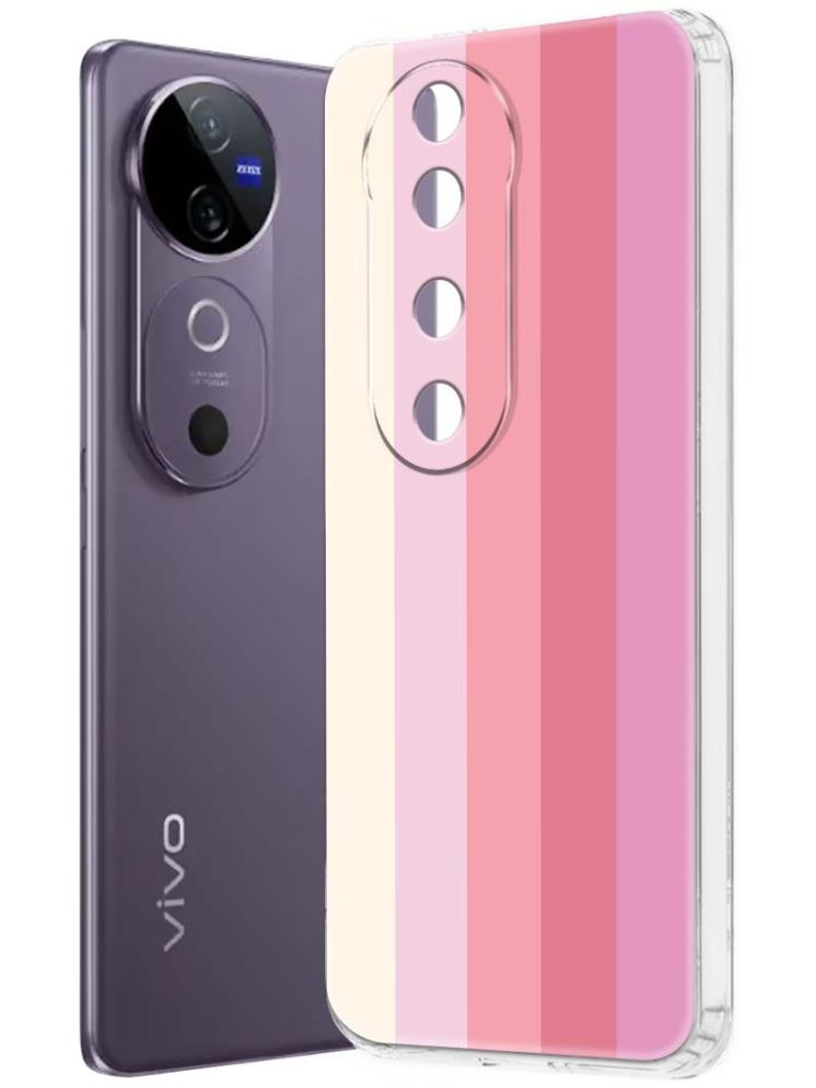     			NBOX Multicolor Printed Back Cover Silicon Compatible For Vivo V40 5G ( Pack of 1 )