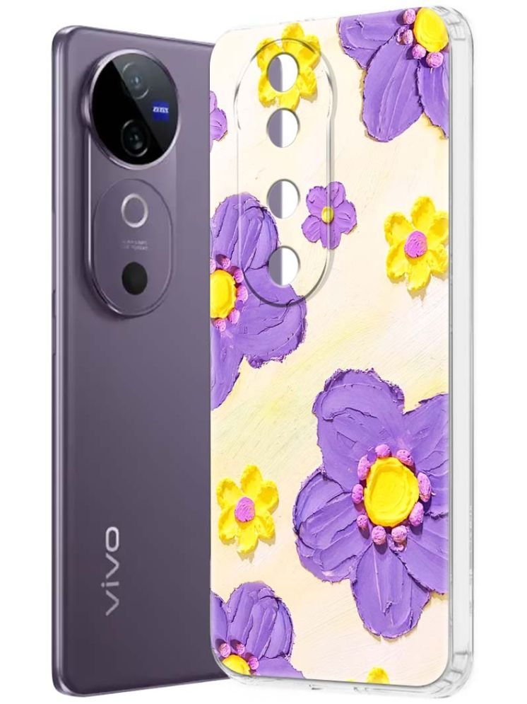     			NBOX Multicolor Printed Back Cover Silicon Compatible For Vivo V40 5G ( Pack of 1 )