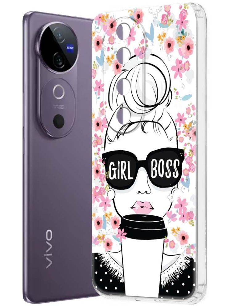     			NBOX Multicolor Printed Back Cover Silicon Compatible For Vivo V40 5G ( Pack of 1 )